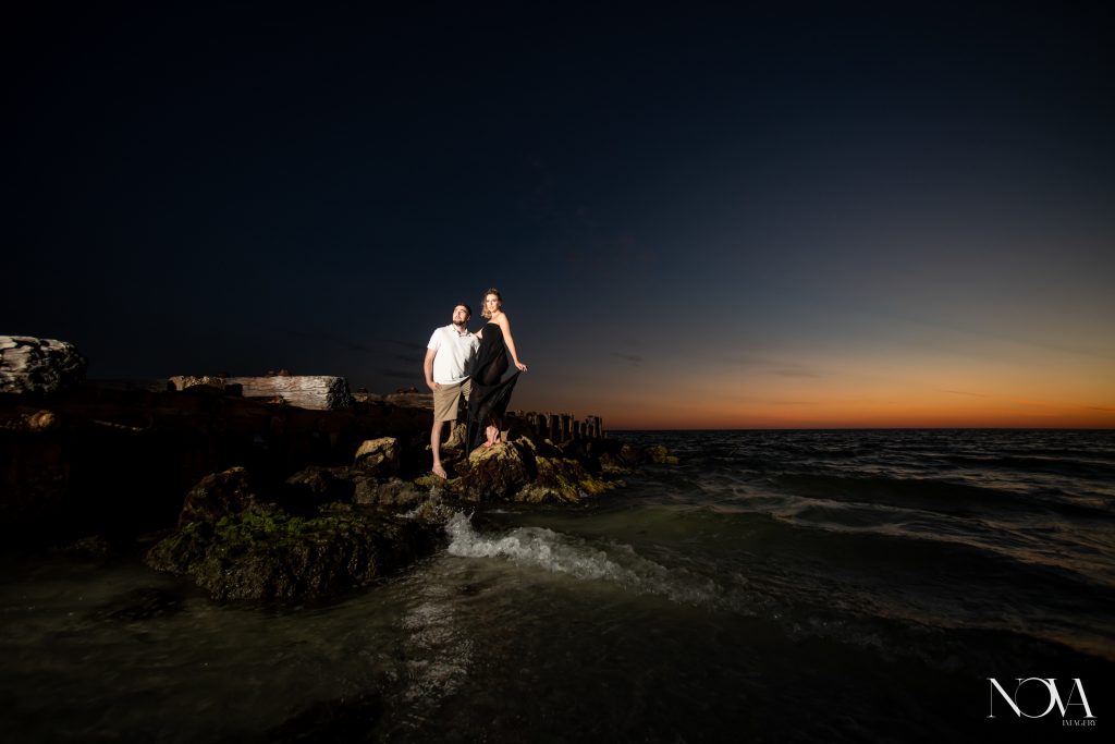 Coquina Beach Engagement Photo Session