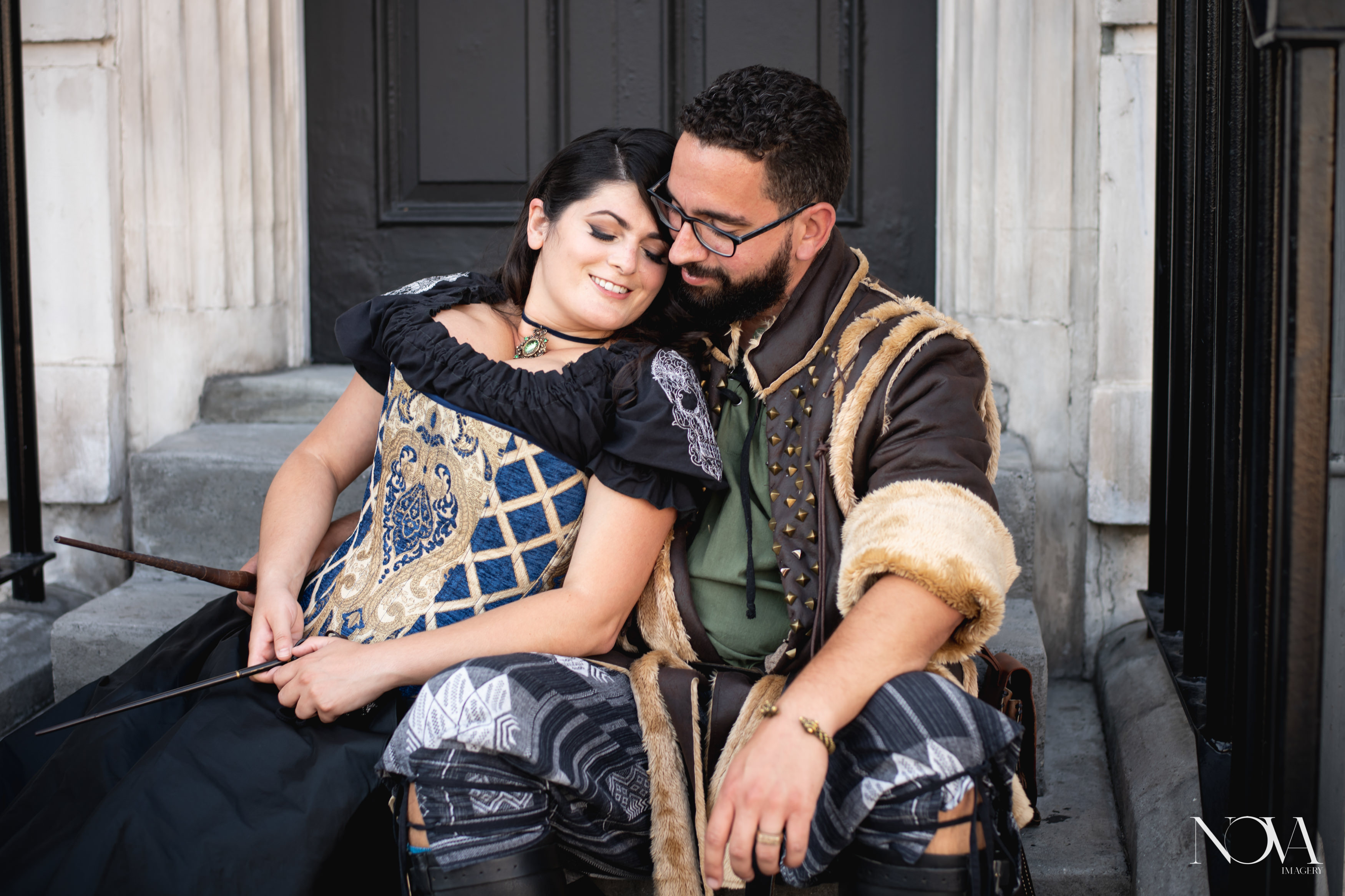 Universal Studios Engagement Harry Potter Themed Photo Session