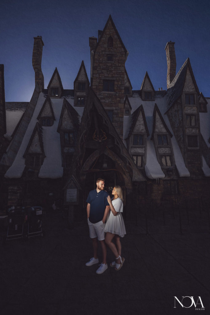 Nova imagery captures Hogwarts proposal photography inside Hogsmeade 