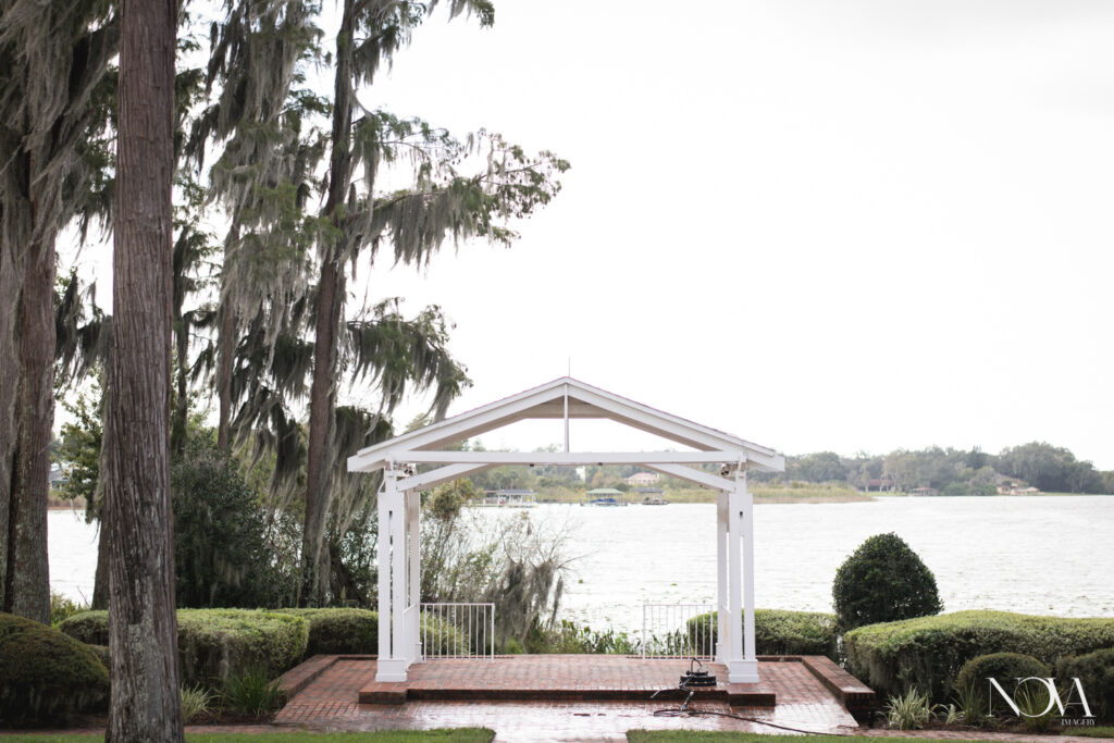 Ceremony location at Cypress Grove Estate House.