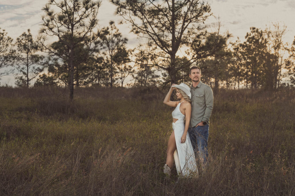 Rolling hills and lakes at Lake Louisa State Park, a natural Orlando engagement photo location.
