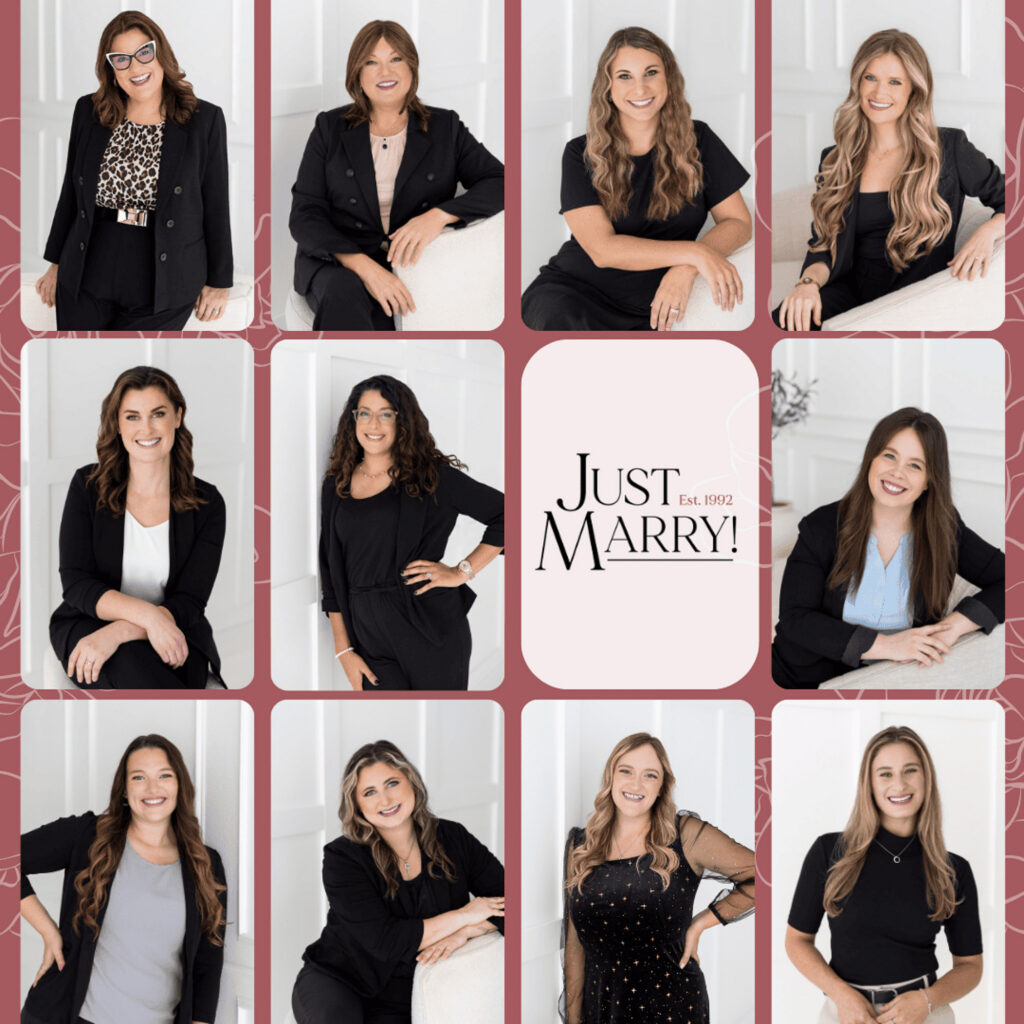 Just Marry Orlando wedding planning and coordination team.